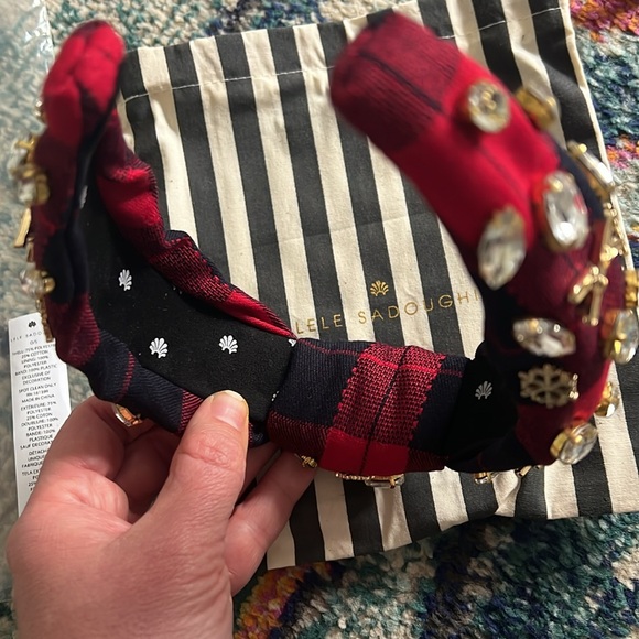 Lele Sadoughi Hot Toddy Apres Ski Crystal Knotted Headband main image 6